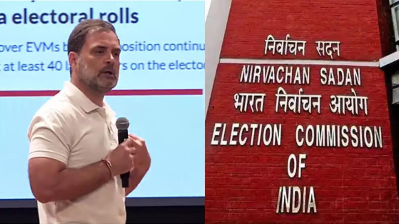 ‘Sign the declaration or apologise’: EC terms Rahul Gandhi’s ‘vote chori’ claim ‘absurd’; asks LoP to prove charge