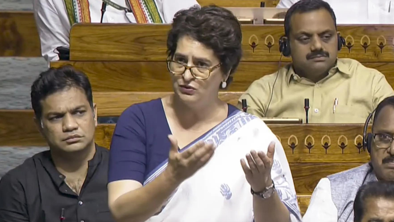 ‘Big ‘kaand’ happening under EC’s nose’: Priyanka Gandhi slams poll body; backs Rahul’s claims of voter fraud