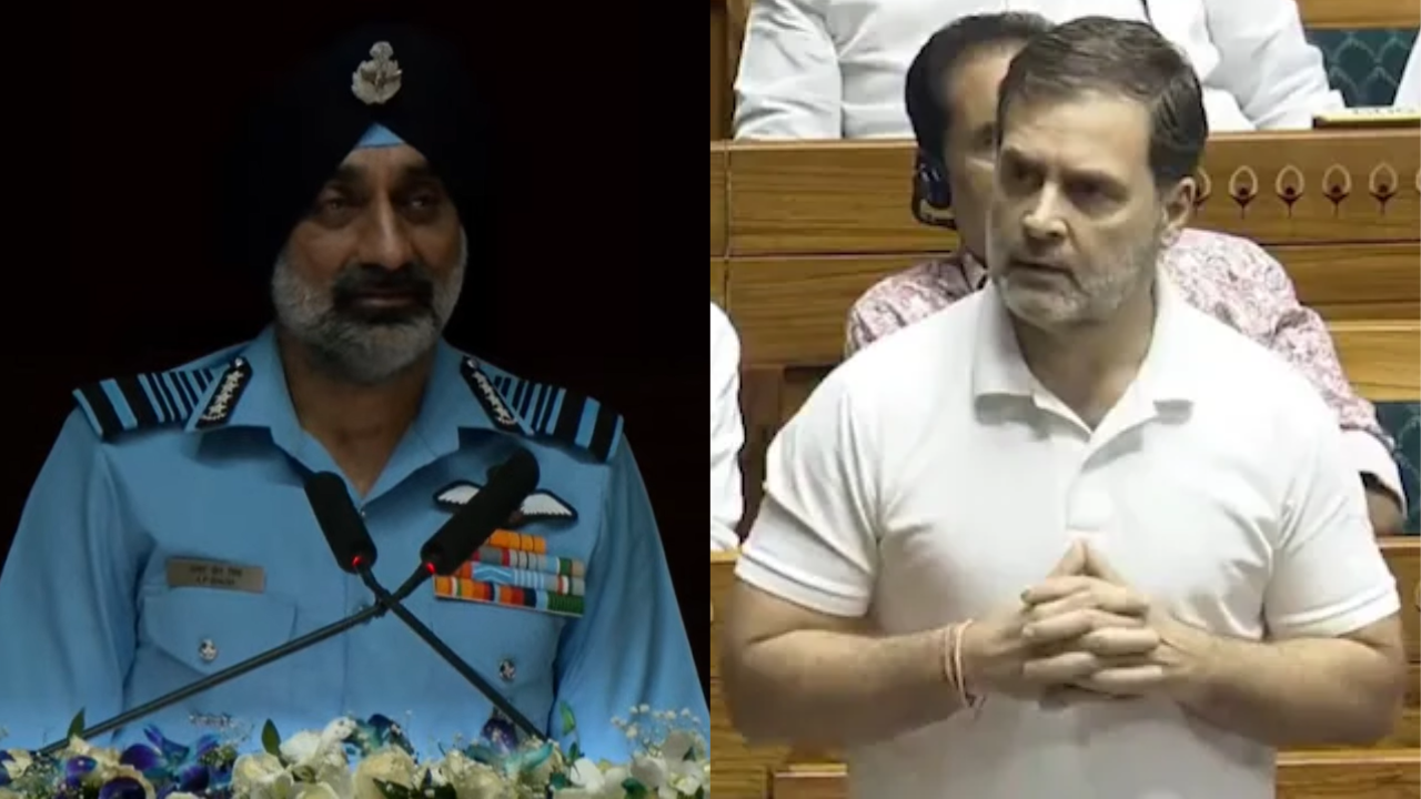 Rahul Gandhi’s ‘no political will’ jibe in Lok Sabha: IAF chief cites govt’s clear resolve in Op Sindoor; ‘no restrictions on forces, only self-made constraints’