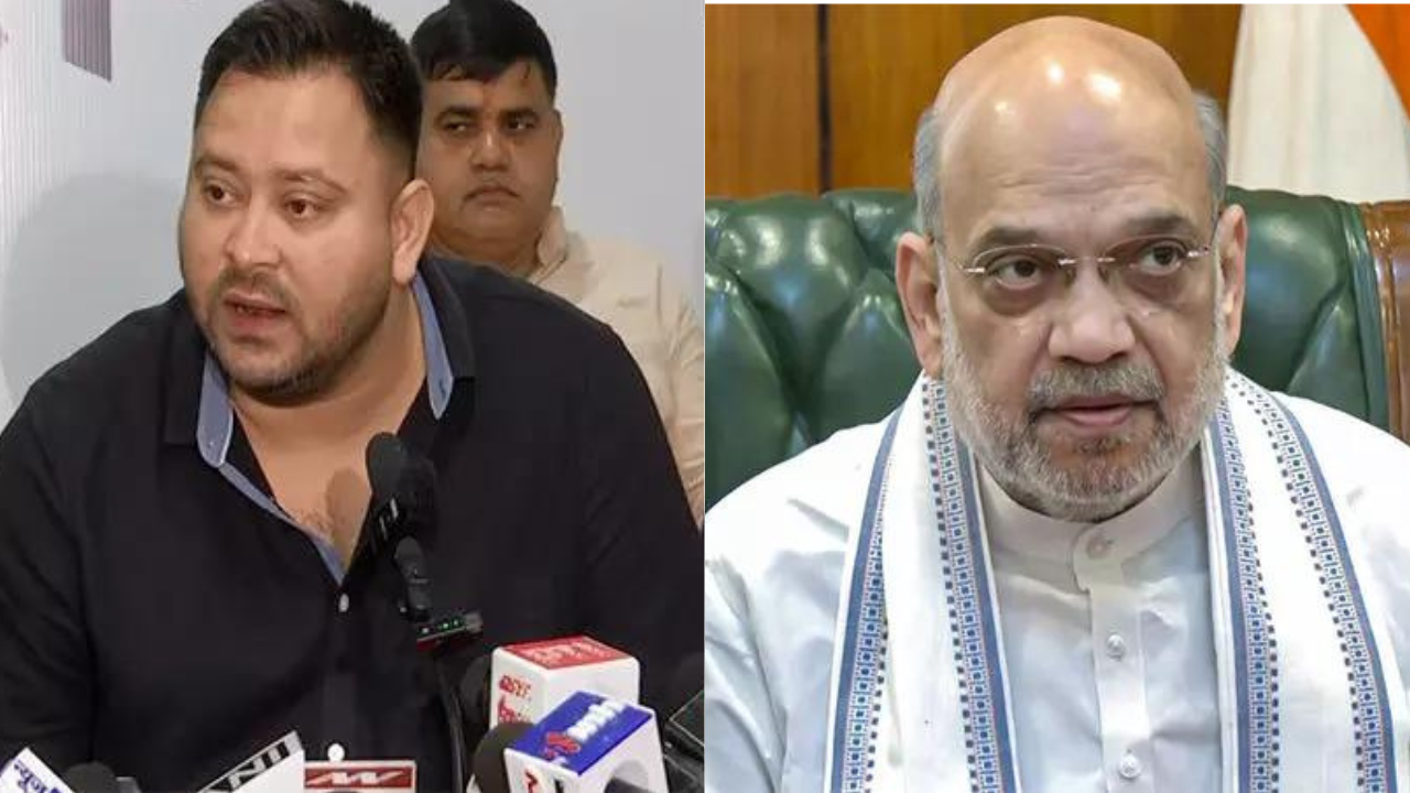 ‘Pakau-thakau’: Tejashwi Yadav targets Amit Shah over ‘repetitive’ speeches in Bihar; accuses BJP of practicing ‘politics of negativity’