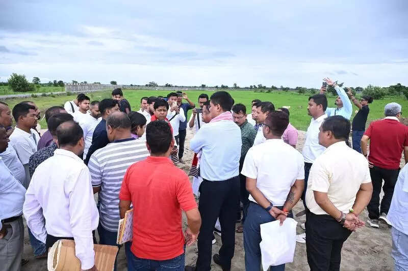 ACA inspects Dhemaji site for new stadium