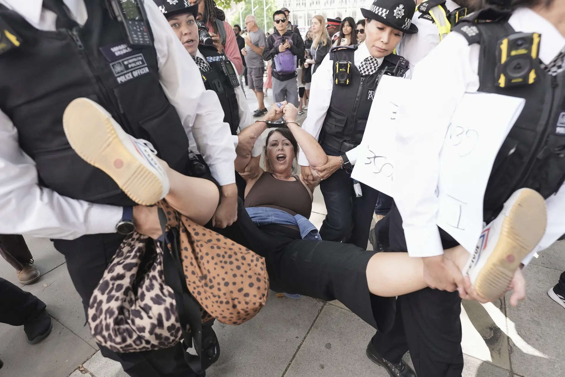 London police arrest 365 people as pro-Palestinian protesters defy new law