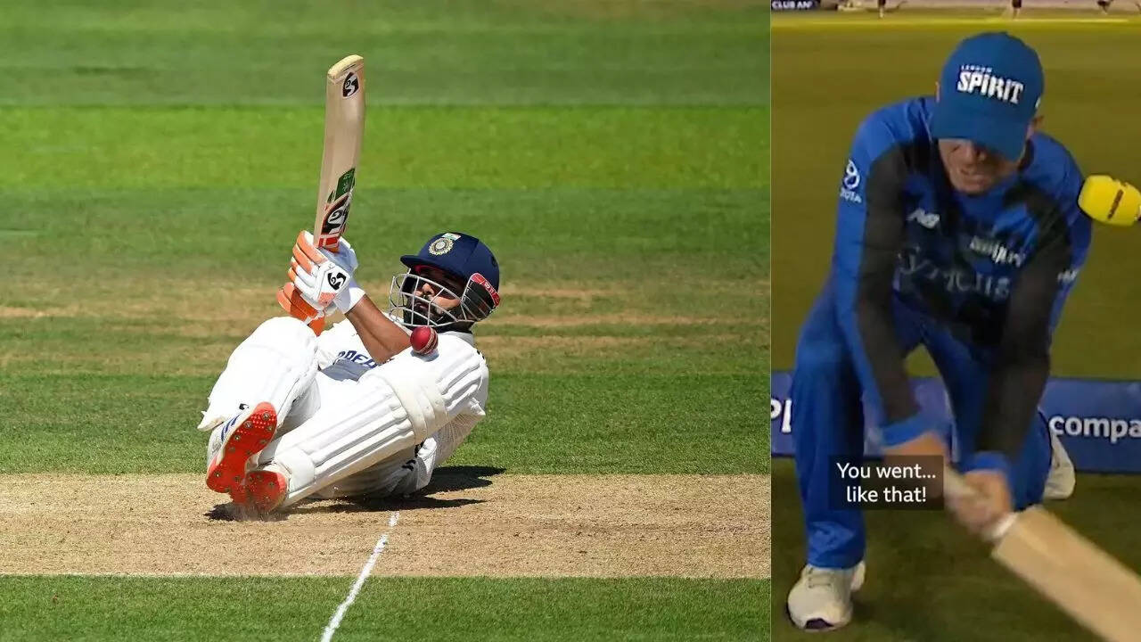 ‘I think its just for … ‘ – Ex-England skipper makes bold claim on Pant’s batting; David Warner mimics batter