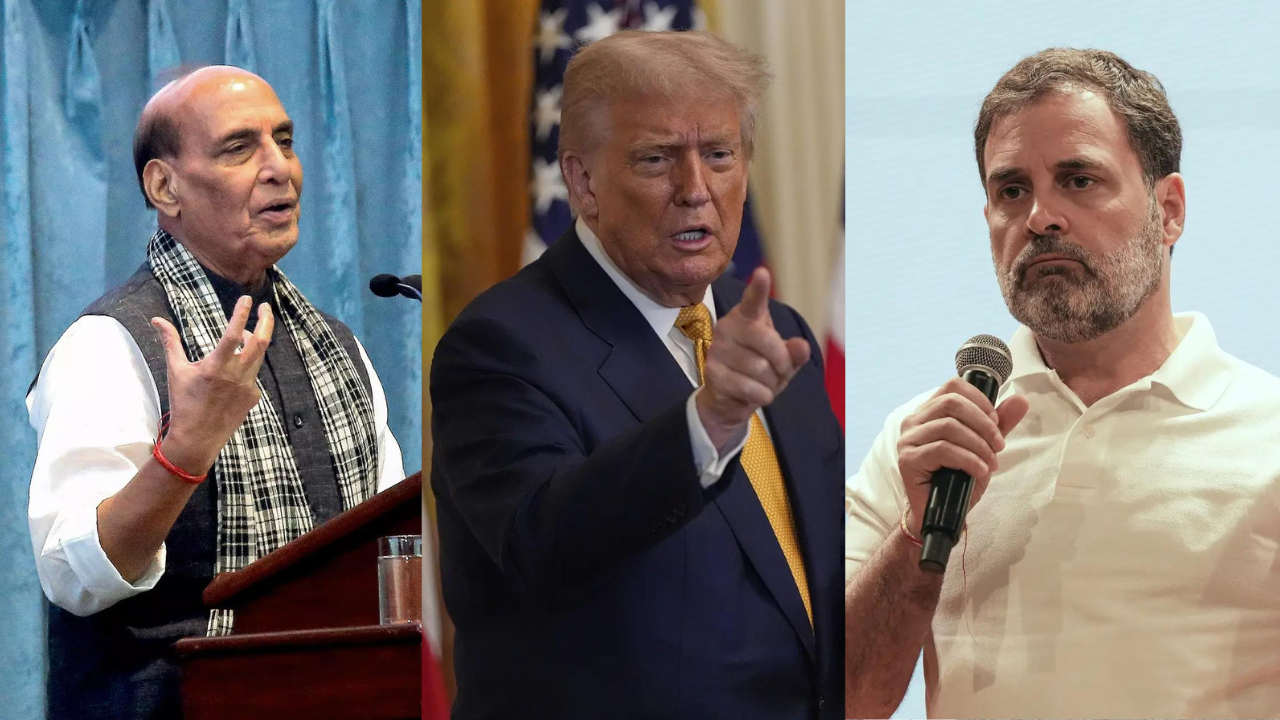 Evening newswrap: Rajnath mocks Trump for trying to hurt India’s economy; BJP slams Rahul on Op Sindoor remarks and more