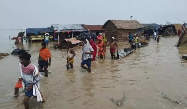 Ganga flows above danger mark in Sahibganj