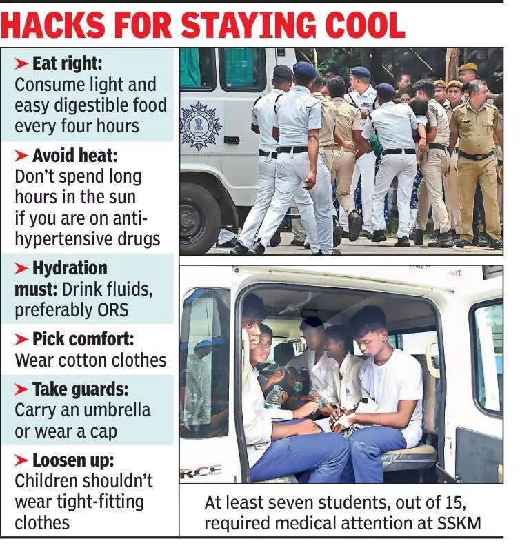 Heat-humidity spike: 15 kids, 3 cops fall ill at Red Rd drill