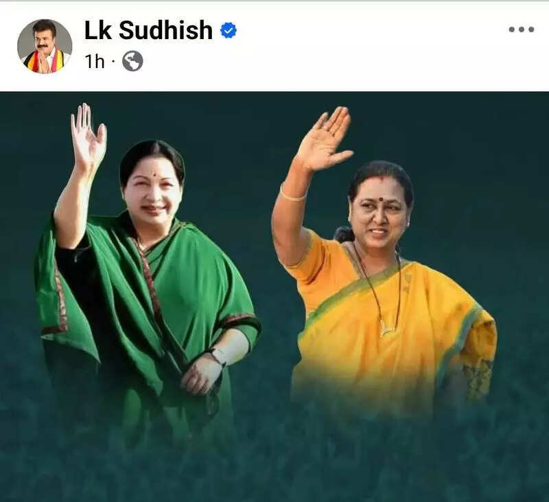 Sudhish’s post revives buzz on AIADMK alliance