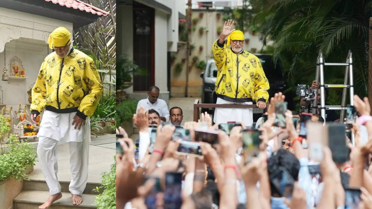 Big B feels fans outside Jalsa were bit subdued this Sunday
