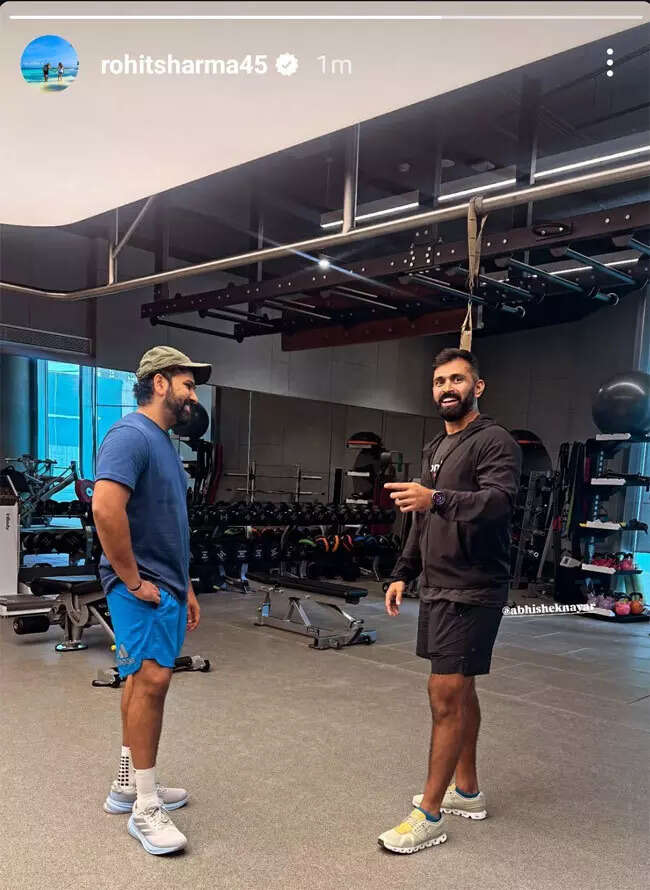 Rohit Sharma and Abhishek Nair