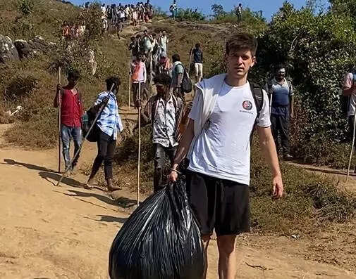 One gully a day: Serbian man takes up Gurgaon’s cleanup cause