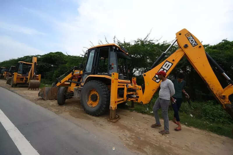 JCBs deployed for pre-plantation work in Gurgaon, locals say will do more harm than good