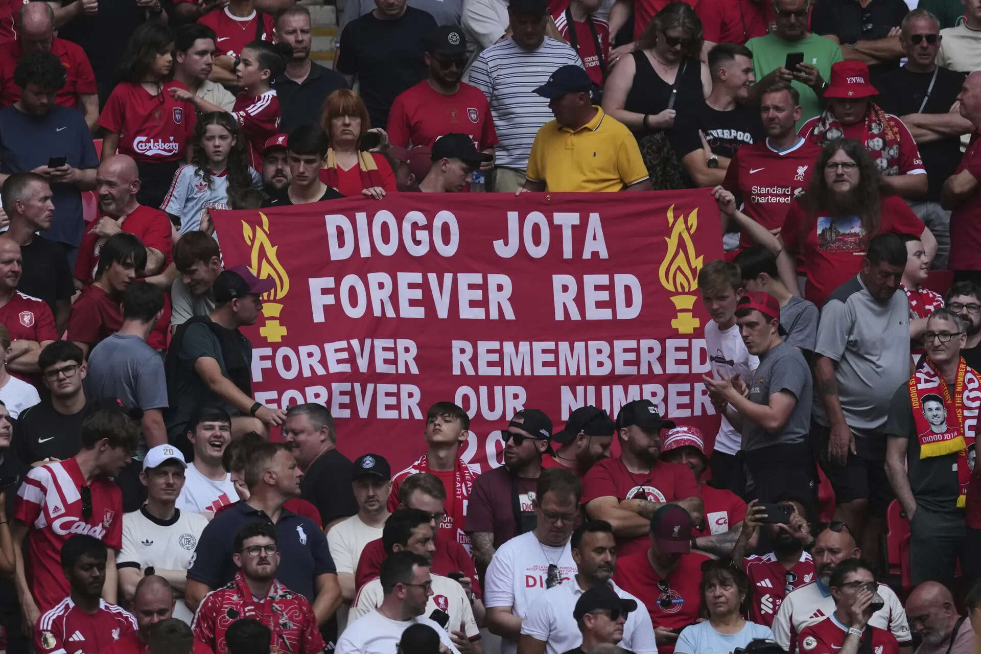 'He was a champion': Slot, Klopp hail Jota ahead of Liverpool's new EPL season