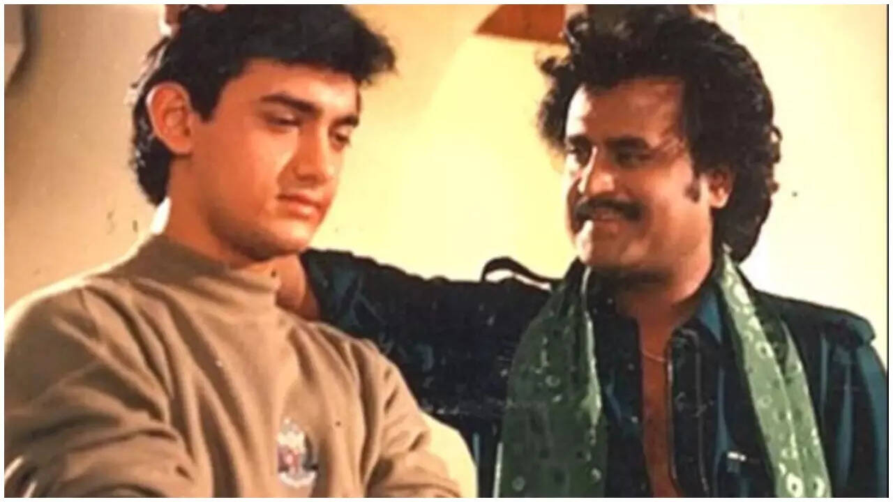 Rajinikanth and Aamir's video from their old film resurfaces