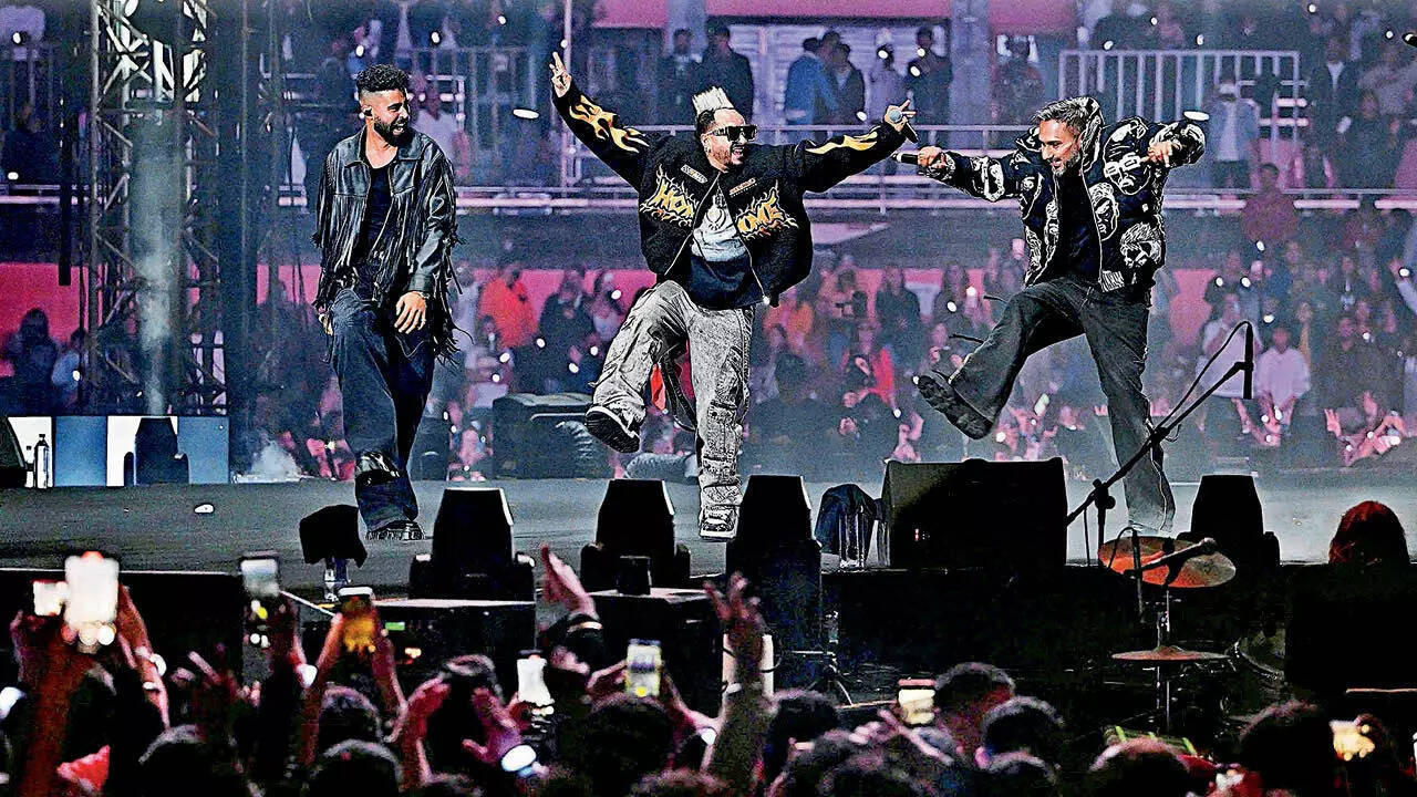AP Dhillon, Jazzy B and Honey Singh in one of the most talked about concerts in Delhi last year