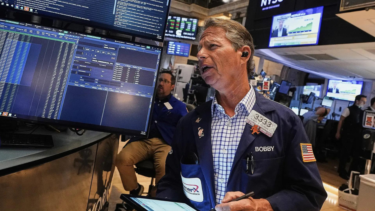US market today: S&P 500, Nasdaq slip from peaks; Dow down 104 points after hot inflation data