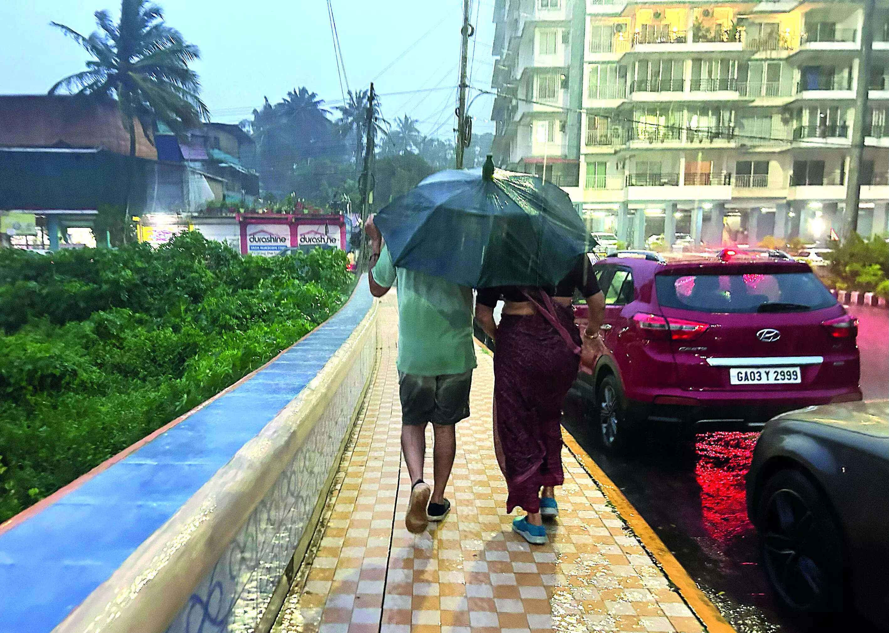 Monsoon revives over Goa after 3 weeks of dry weather