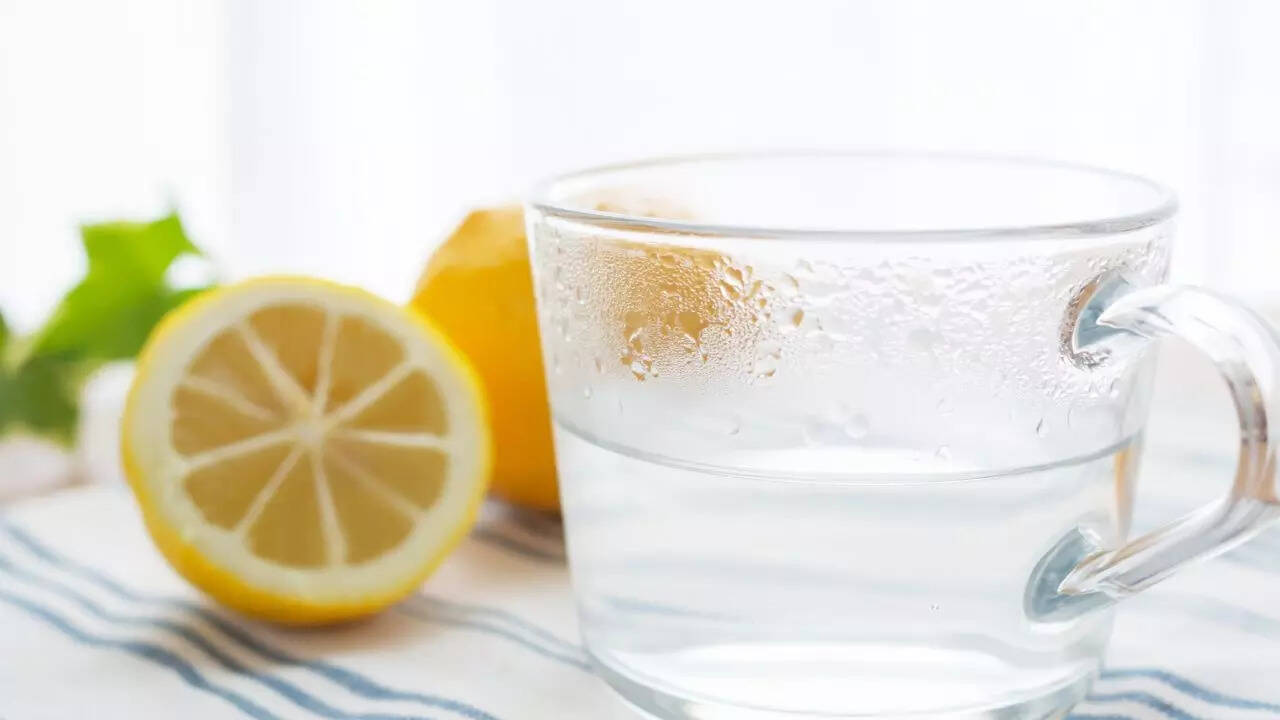 Drink warm water with lemon