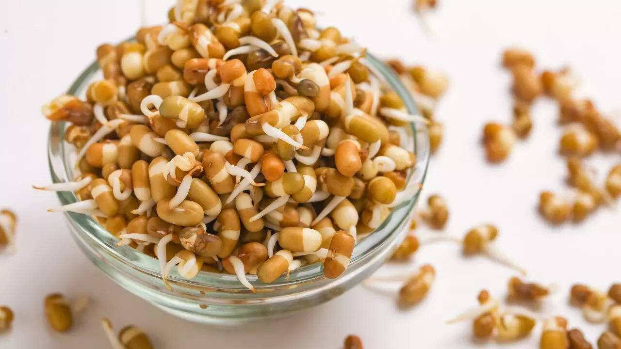 Sprouted moong beans