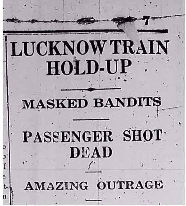 British bounty lure in Kakori Action was more than ‘loot’ amount itself