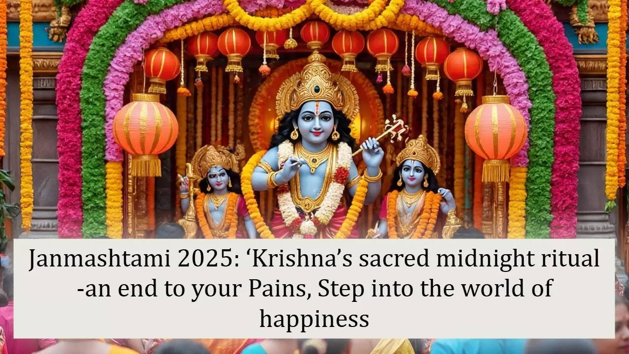 Janmashtami 2025: ‘Krishna’s sacred midnight ritual -an end to your pains, step into the world of happiness