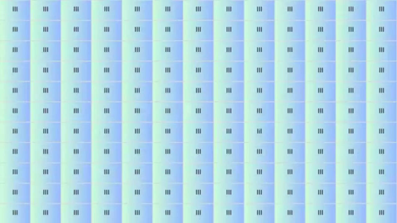 Optical Illusion: Can your brain beat the clock? Find the lone “IiI” in a Sea of “III”