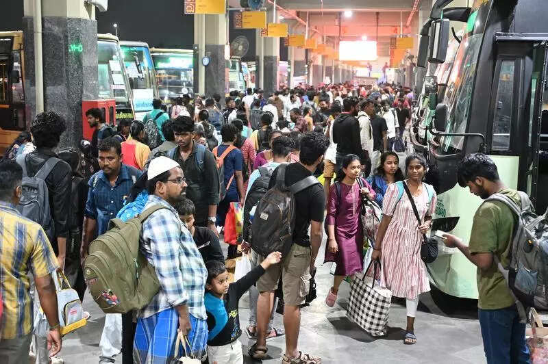 Bus shortage: Mayhem at Kilambakkam