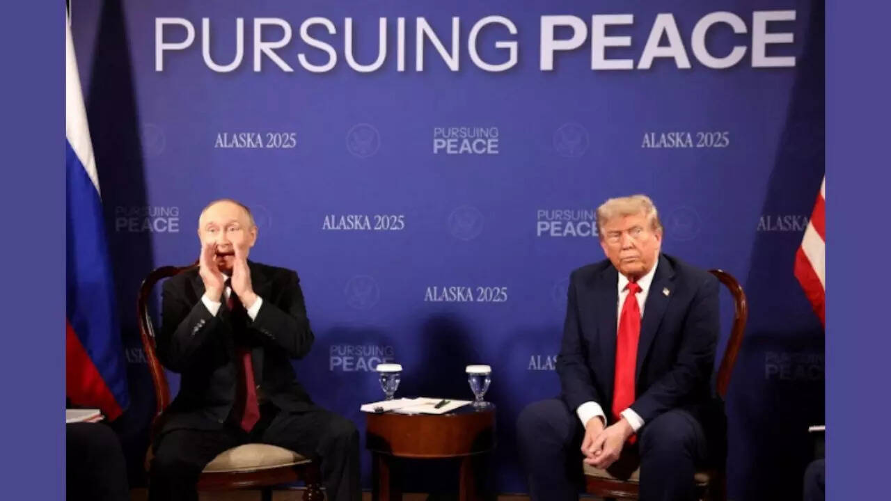 Alaska summit: Bombarded by questions, flummoxed Putin shouts back; Trump looks on