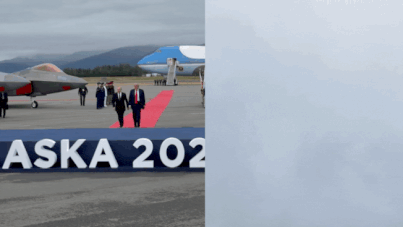 Show of force by US: B-2 stealth bomber thundered across skies over Putin’s head in Alaska; watch