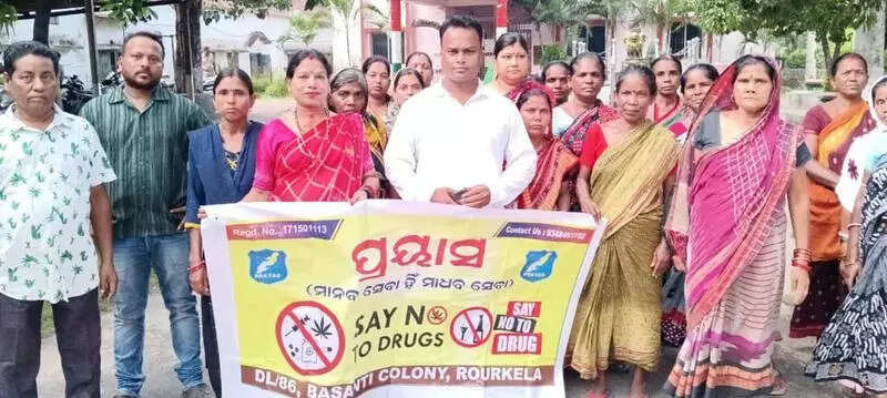 Saroj Nayak on a mission to make Rourkela slums drug-free