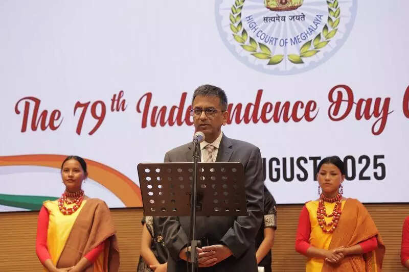 Ex-CJI attends I-Day prog at Meghalaya HC