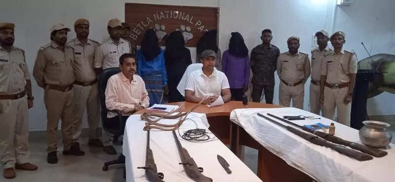 Four men held for poaching in PTR, deer horns seized