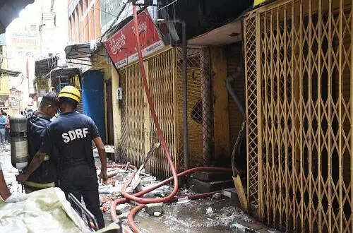 Fire resurfaces in Bengaluru’s Thigalarpet building