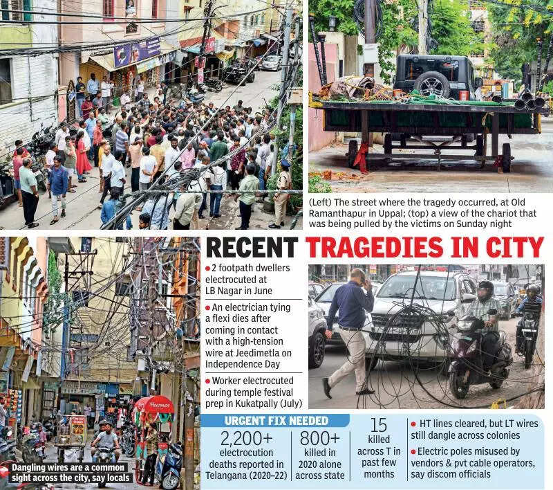 Hyderabad faces rising electrocution risk due to dangling electric wires