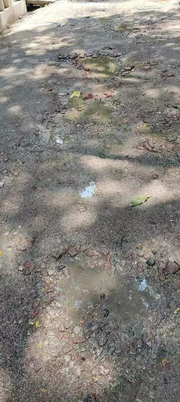 Battered VIP road risk to life and limb, civic nuisance