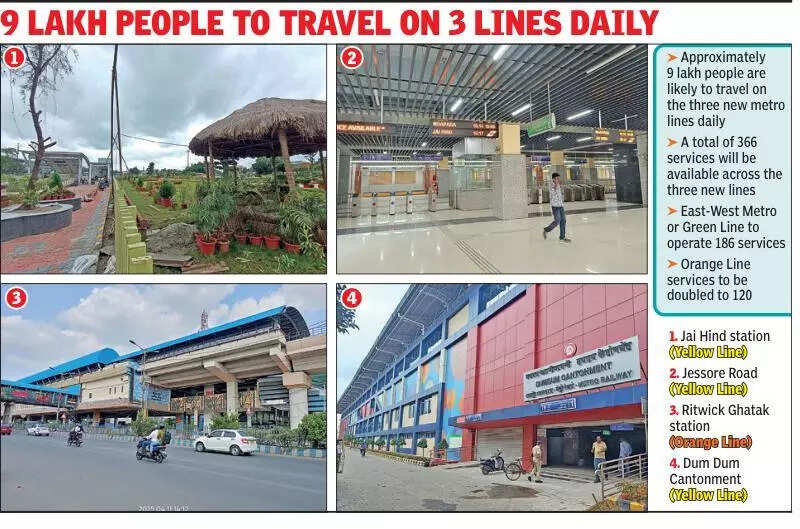 Airport hub, six more stations all set to redefine Kol’s metro commute experience