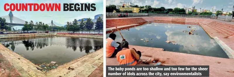 Baby ponds across Hyderabad being revived as Ganesh Chaturthi draws close