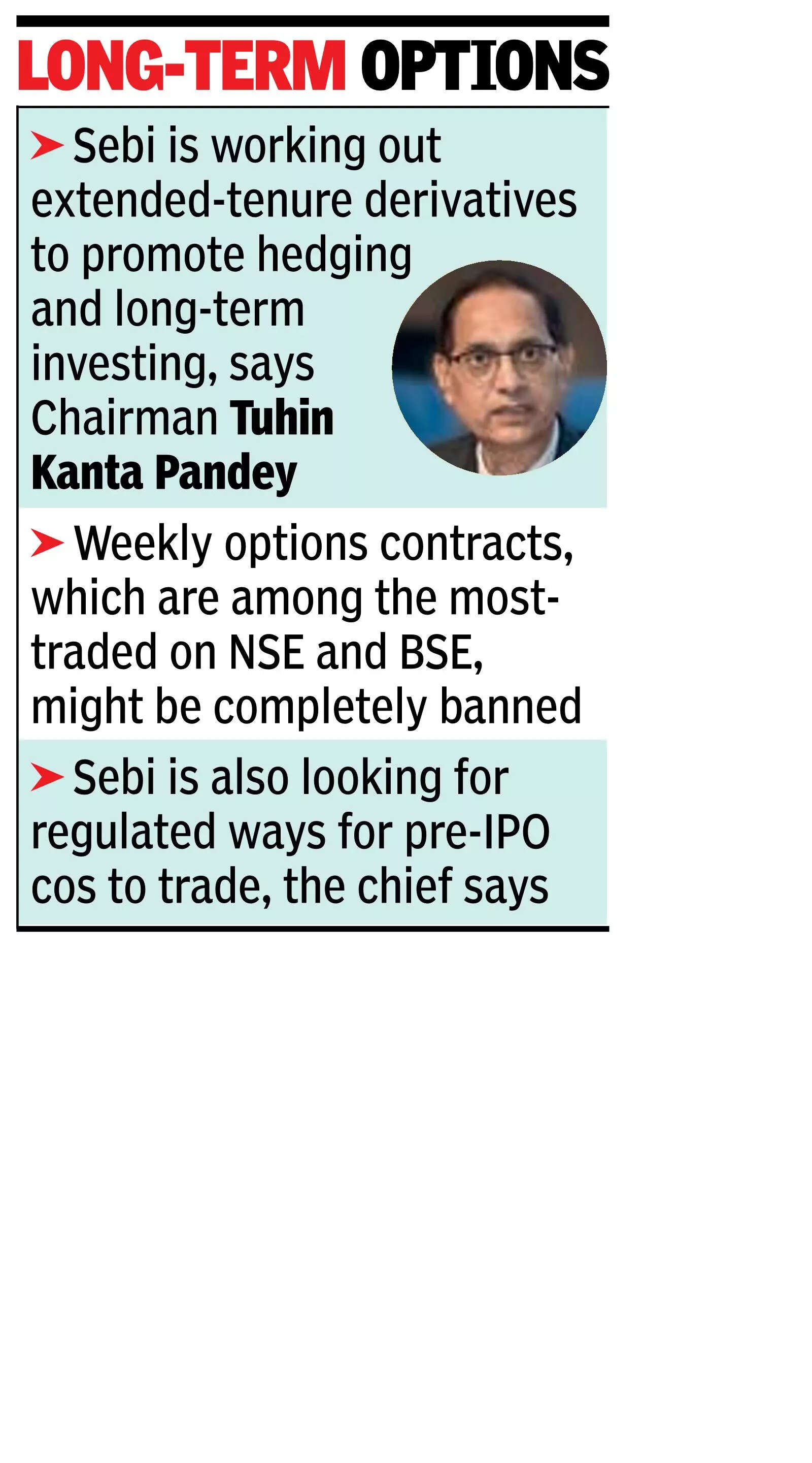 Sebi looks to promote long-tenure derivatives