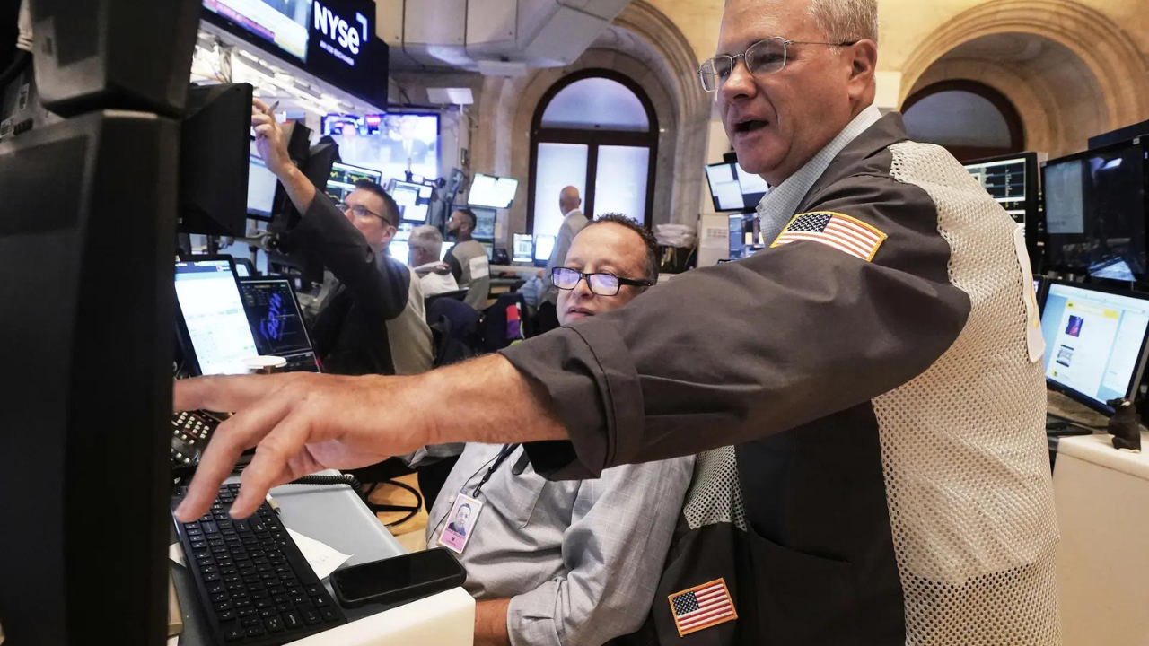 US markets rally: Dow jumps 890 points and S&P nears record, Powell hints at possible Fed rate cuts