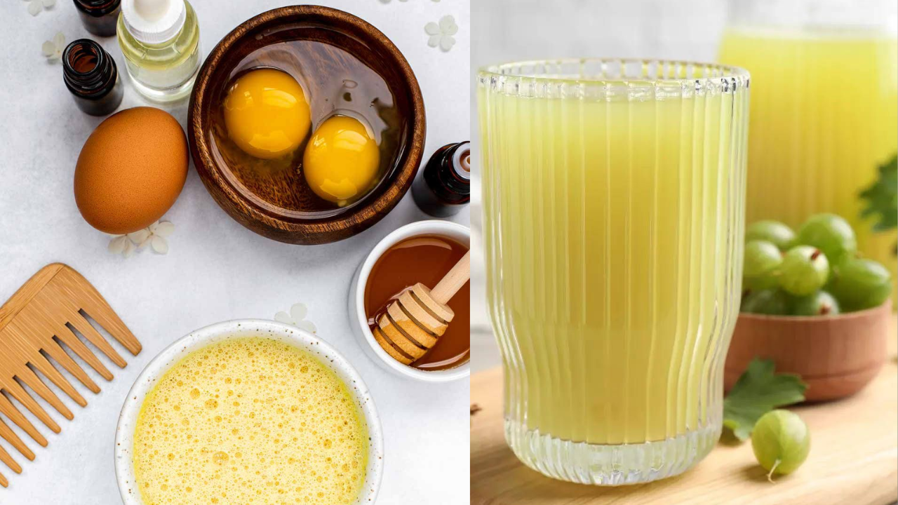 Egg and methi hair mask
