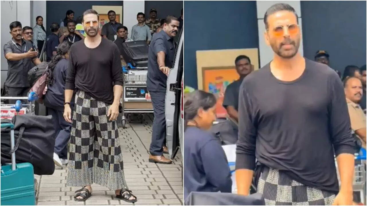Akshay turns heads with his quirky palazzo pants worth Rs 82k