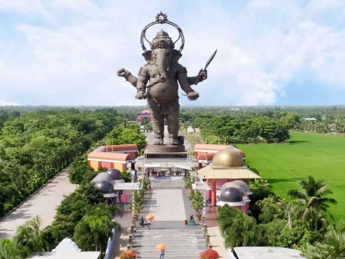 Not India but this country is home to the world’s tallest standing Ganesha statue; its name begins with the letter ‘T’