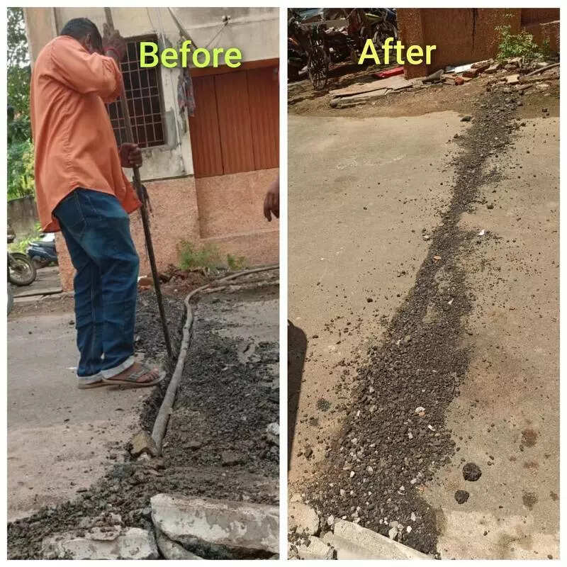 TNPDCL works on fixing exposed UG power cables as residents seek rectification