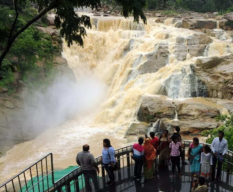 Ranchi issues safety alert at waterfalls after heavy rain