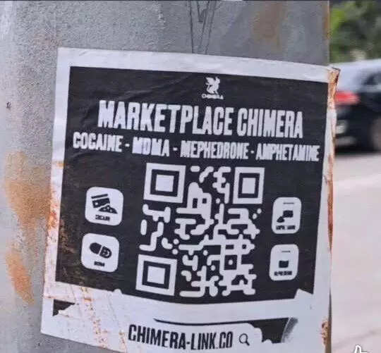 Now, QR codes on Panaji poles open drug menus on dark web