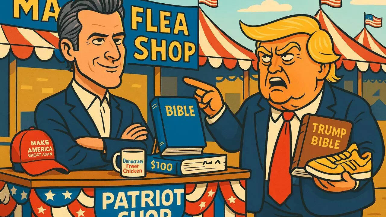 Patriot Games: How Gavin Newsom out-trumped Trump - by selling Bibles