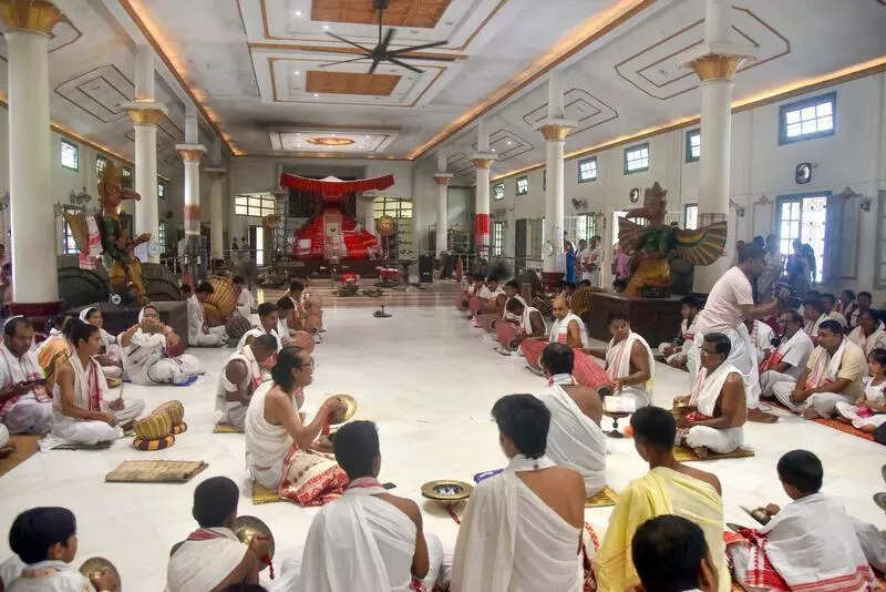 Hymns reverberate across Assam on Sankardev’s 457th death anniversary