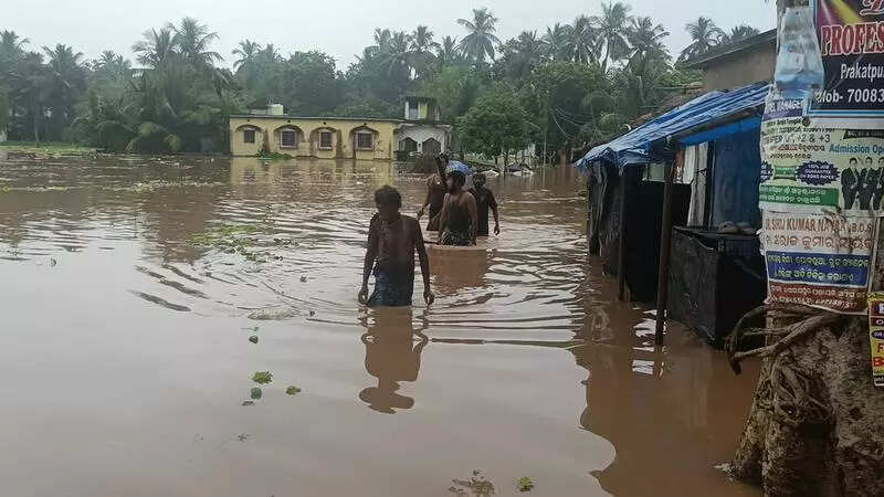 Flood fury rerun in N Odisha dists: Villages submerged; roads cut off