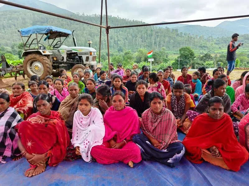 Villagers oppose bauxite mining project in Koraput’s Serubandha hills