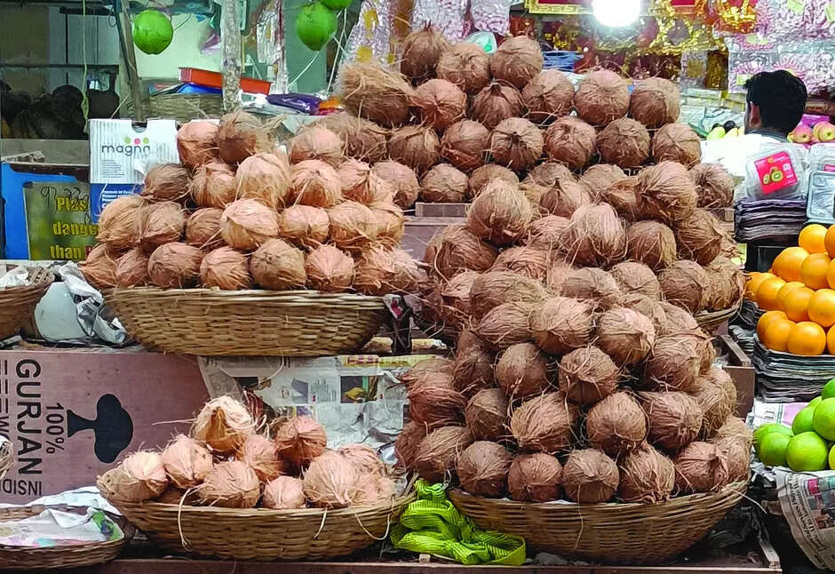Ahead of Chaturthi, 65k coconuts from K’taka sold out