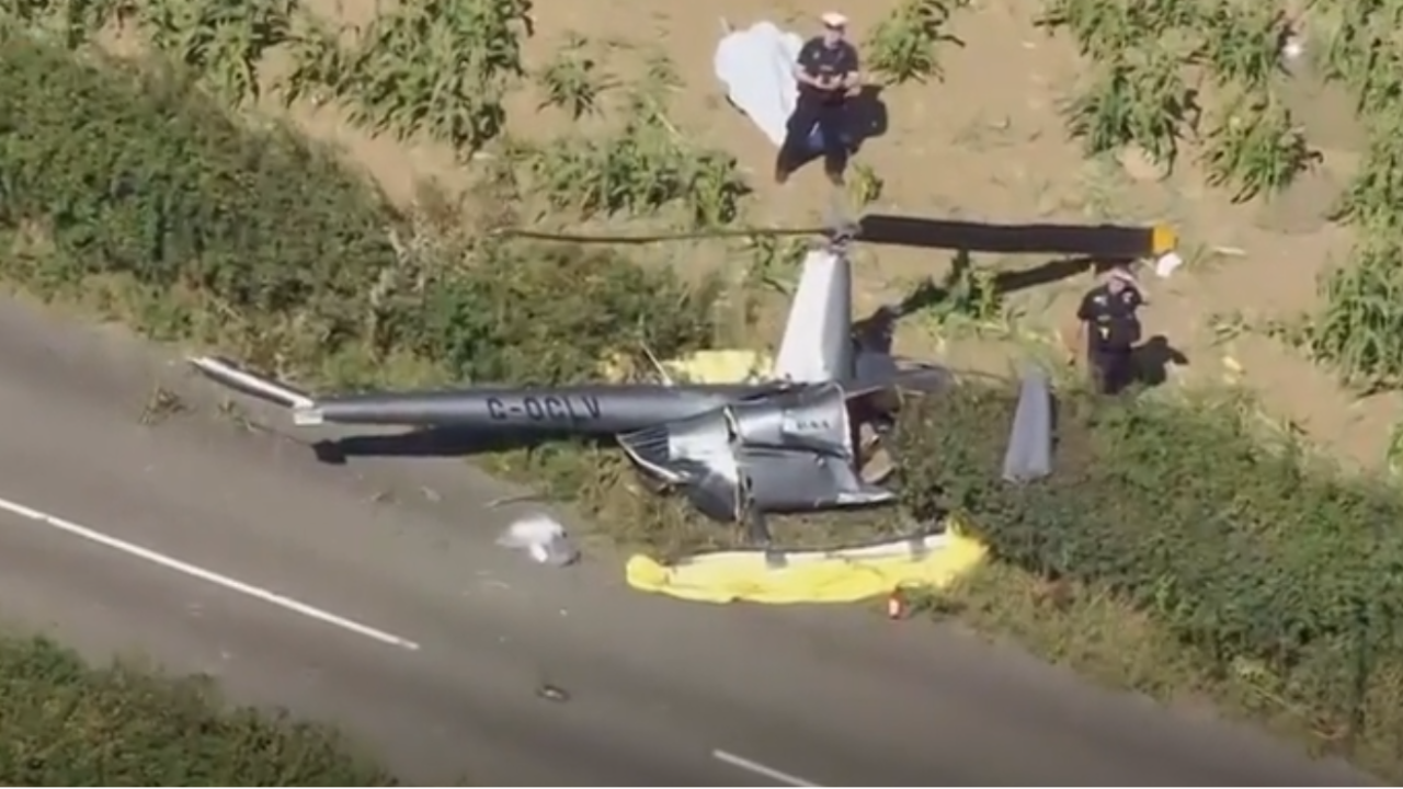 UK helicopter crash: 3 die as chopper spirals into field during flight lesson